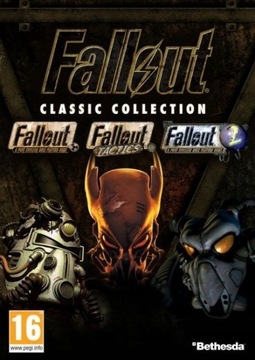FALLOUT CLASSIC COLLECTION 1+2+TACTICS PC KLUCZ STEAM