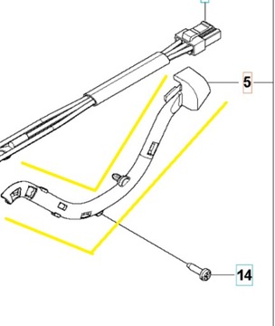 Uchwyt przewodów 555/560XP