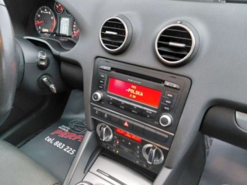 Audi A3 8P Hatchback 3d 1.4 TFSI 125KM 2010 Audi A3 Sportback Lift LED Klimatronik Elektryka Serwis 1.4 Benzyna 125KM, zdjęcie 13