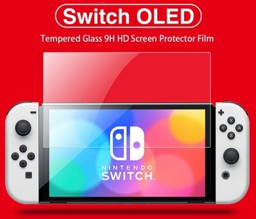 Nintendo SWITCH Oled 64ГБ + 6 игр + стекло + чехол + 2 руля + 2 ручки