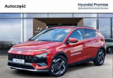 Hyundai Bayon SUV Facelifting 1.0 T-GDI 100KM 2025 Hyundai Bayon 2025 1.0T-GDI 100KM AUTOMAT Smart Tech Design DEMO Benzyna