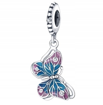 charms zawieszka Motyl motylek srebro s925