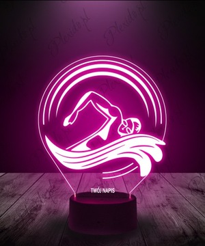 3D светодиодный поплавковый ночник с гравировкой в ​​подарок