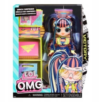 LOL SURPRISE OMG FASHION SERIES 8 КУКЛА ПОБЕДА + СТЕНД ДЛЯ МОДНЫХ АКСЕССУАРОВ