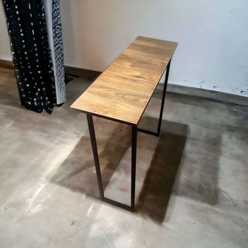 Мраморный консольный столик в стиле лофт