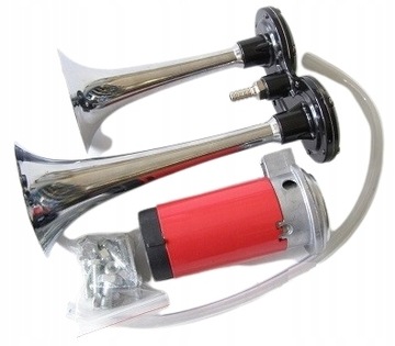 FANFARA SYGNAŁ KLAKSON TIR KOMPRESOR 120dB 24V HIT