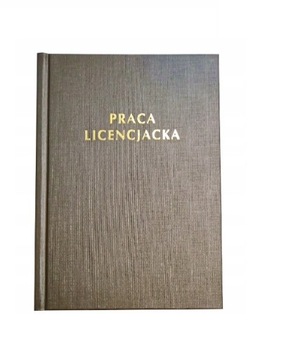 Oprawa pracy MGR LIC DYPLOM DR wydruk do 120 kart