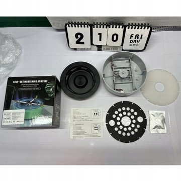 БЕЗДЫМНАЯ ПЕПЕЛЬНИЦА С ОЧИСТИТЕЛЕМ ВОЗДУХА ИНТЕЛЛЕКТУАЛЬНЫЙ ФИЛЬТР 2 В 1