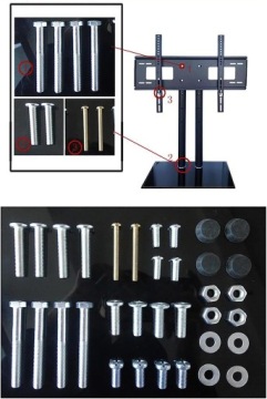 СТЕКЛЯННАЯ БАЗА ДЛЯ LED LCD TV НОЖКИ