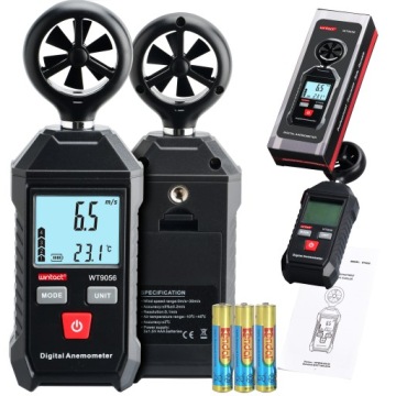 ANEMOMETR WIATROMIERZ MIERNIK WIATRU TEMPERATURY POMIAR PRĘDKOŚCI POWIETRZA