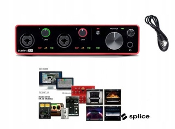 Аудиоинтерфейс Focusrite Scarlett 4i4 3Gen