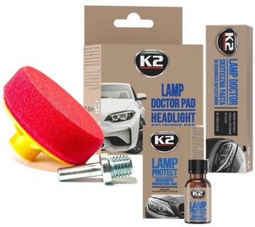 K2 LAMP DOCTOR PROTECT PAD DO POLEROWANIA REFLEKTORÓW PASTA DO RENOWACJI