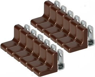 KOMANDOREK KĄTOWNIK Z ZAŚLEPKĄ WENGE 25 SZTUK