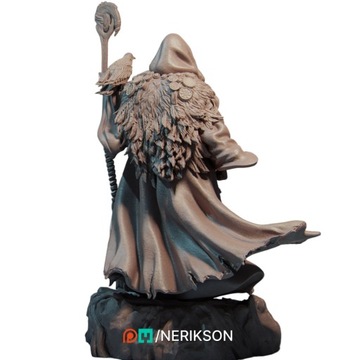 Волшебник Мерлин волшебник фигурка волшебника ролевая игра dnd D&D 3D печать 12k