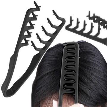 GRZEBIEŃ DO TEKSTUROWANIA WŁOSÓW UKŁADANIA UNOSZĄCY WŁOSY DO LOKÓW TIKTOK