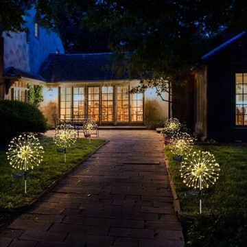 4X СОЛНЕЧНАЯ ЛАМПА ДЛЯ УКРАШЕНИЯ САДА DANDULARS 150 LED