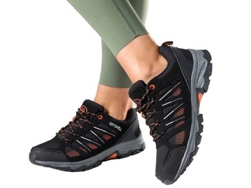 TREKKINGOWE BUTY SPORTOWE DAMSKIE SOFTSHELL SZNUROWANE LEKKIE WYGODNE r 36