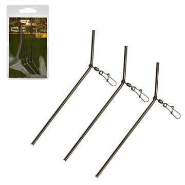 3 x METALOWA RURKA ANTYSPLĄTANIOWA 7 cm wygięta