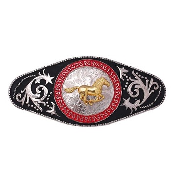 Amerykańska klamra paska dla dorosłych kobiet Mężczyzna Western Cowboy Cowgirl Indian Horse