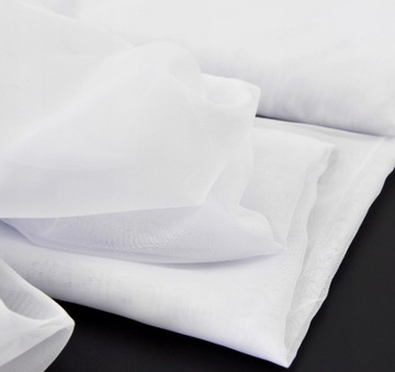 ТКАНЬ ВУАЛЬ БЕЛАЯ ШТОРА ОТДЕЛКА ОКНА 300 соболь супер качества В МЕТРАХ