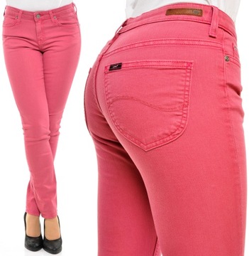 LEE spodnie regular skinny jeans SCARLETT W24 L31