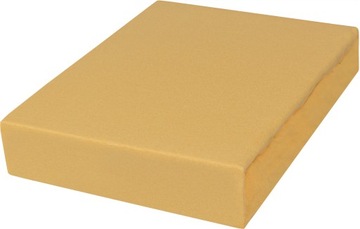 PRZEŚCIERADŁO JERSEY 80x180 Z GUMKĄ POLSKIE ŻÓŁTY