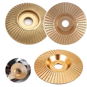 3SZT METAL TARCZA DO SZLIFOWANIA DREWNA TARNIK PŁASKA 100MM ZŁOTO