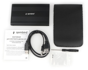 HDD SSD 2.5 Дисковый корпус Адаптер USB 2.0 SATA Карман для диска Алюминий
