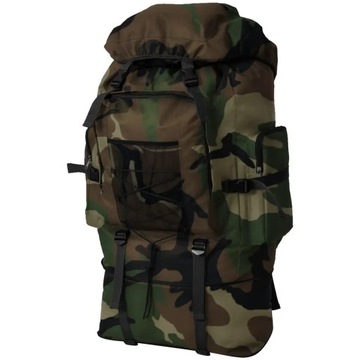 Plecak XXL w wojskowym stylu 100 L moro