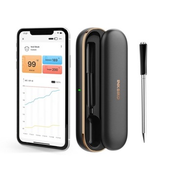 Inkbird termometr INT-11P bezprzewodowa sonda wędzenie grill etui