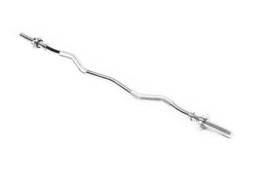 Gryf lekko łamany 120cm Spokey śrubowy + zaciski