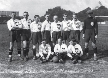 Открытка - 26.5.1924 Сборная Польши.