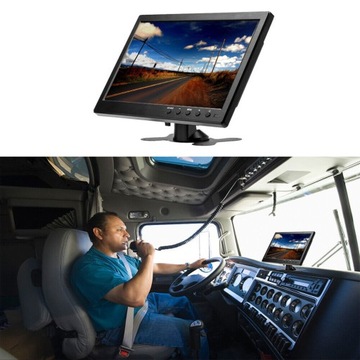 ЖК-МОНИТОР HDMI BNC AV VGA 12 В ДЛЯ КАМЕРЫ ЗАДНЕГО НАПРАВЛЕНИЯ