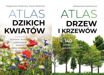 ATLAS DZIKICH KWIATÓW + ATLAS DRZEW I KRZEWÓW