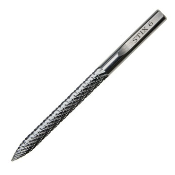 FREZ 6X90MM HARTMETAL WĘGLIK WOLFRAMU DO OBRÓBKI KORDU NA WIERTARKĘ STIX