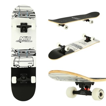 DESKOROKA KLASYCZNA DREWNIANA PROFILOWANA SKATEBOARD ABEC-7 100 kg