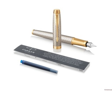 Pióro wieczne Parker IM Premium Warm Silver GT