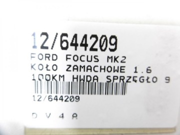 FOCUS MK2 SETRVAČNÍK SPOJKA 98MM-6375-BA 1,6 16V