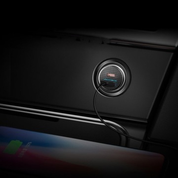 Автомобильное зарядное устройство Baseus PD QC4.0+ 5А 30Вт