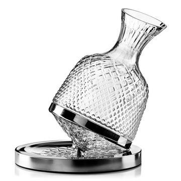 KRYSZTAŁOWA KARAFKA DO WINA KARAFKA DO WHISKY NA WODĘ NALEWKI AERATOR 1.5l