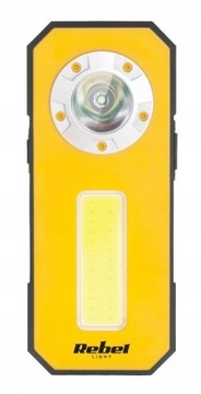 Lampa warsztatowa LED COB 300lm wbudowany AKUMULATOR MAGNESY klips do paska