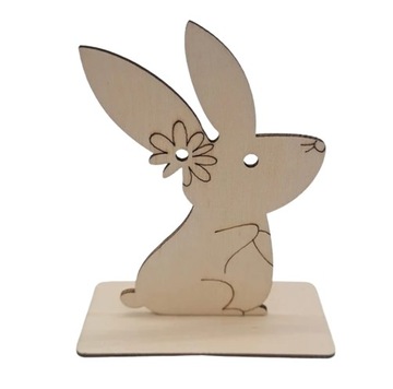 OZDOBA FIGURKA ŚWIĄTECZNA WIELKANOC ZAJĄC DEKOR model 1