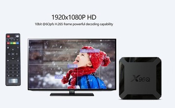 Android TV Box 10.0, X96Q Android TV Box 2 ГБ ОЗУ 16 ГБ ПЗУ Allwinner H313