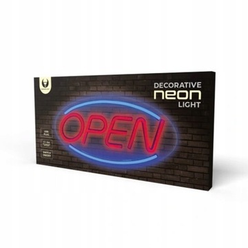Neon LED OPEN, вывеска, надпись, открытая, реклама, лампа