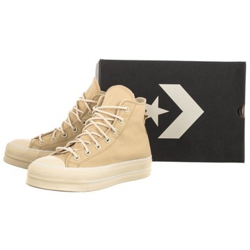 Buty Trampki Damskie Converse CTAS Lift Hi Beżowe