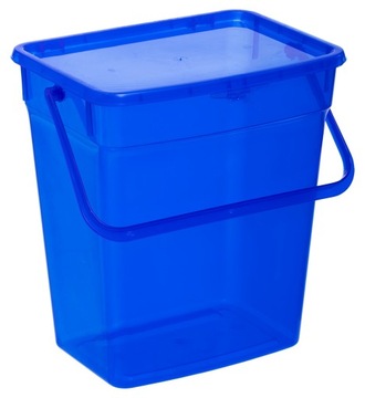 Pojemnik na proszek 10l, Plast Team nieb./transp.