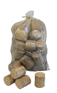 BRYKIET EKOLOGICZNY walec 30 kg kominek piec drewno