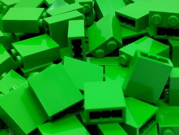 Lego 3245c Brick 1x2x2 Bright Green 10szt. NOWE