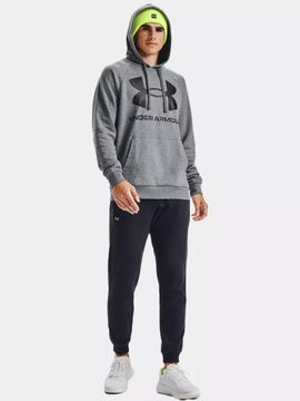 BLUZA MĘSKA UNDER ARMOUR DRESOWA Z KAPTUREM BAWEŁNA SPORTOWA 1357093