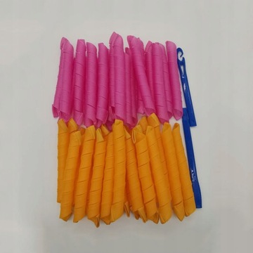 MAGIC LEVERAG papiloty spiralne wałki włosów 45 cm